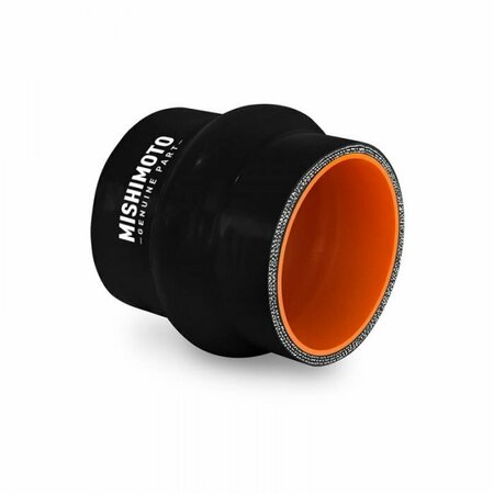 Mishimoto COUPLER 1.75 Inch Inlet Diameter: Hump; Black; Silicone MMCP-1.75HPBK